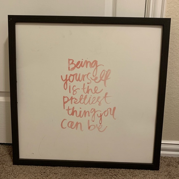 Being yourself art canvas- magnet board - Picture 1 of 2